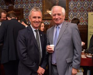 Nigel Evans MP and Johnny Ball (President of Lancastrians in London)