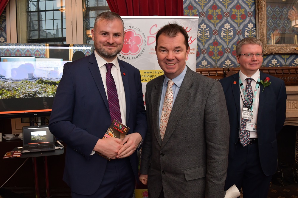 Andrew Stephenson MP, Guy Opperman MP and Pensions Minister, Lancashire County Councillor Michael Green