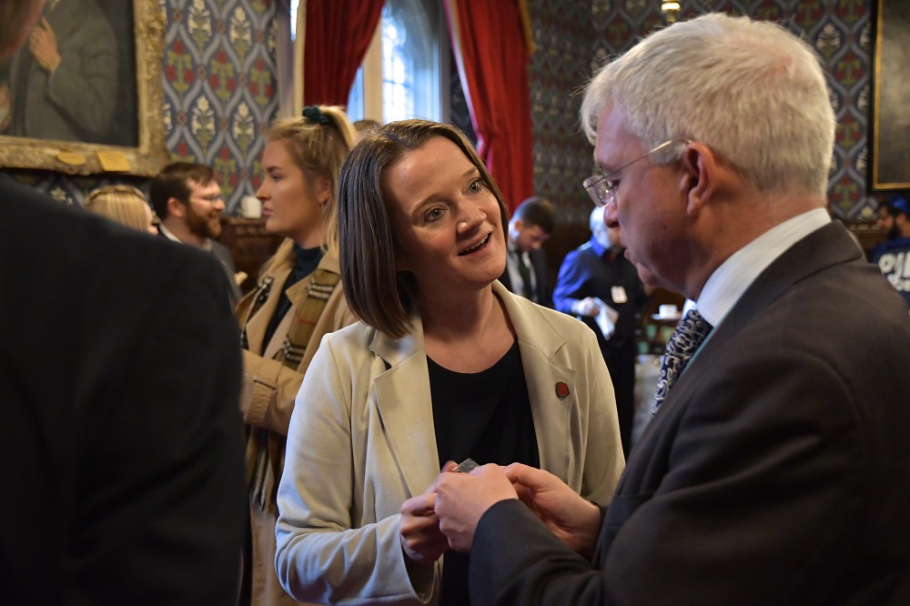 Rachel McQueen (Chief Executive of Marketing Lancashire) and Mark Menzies MP