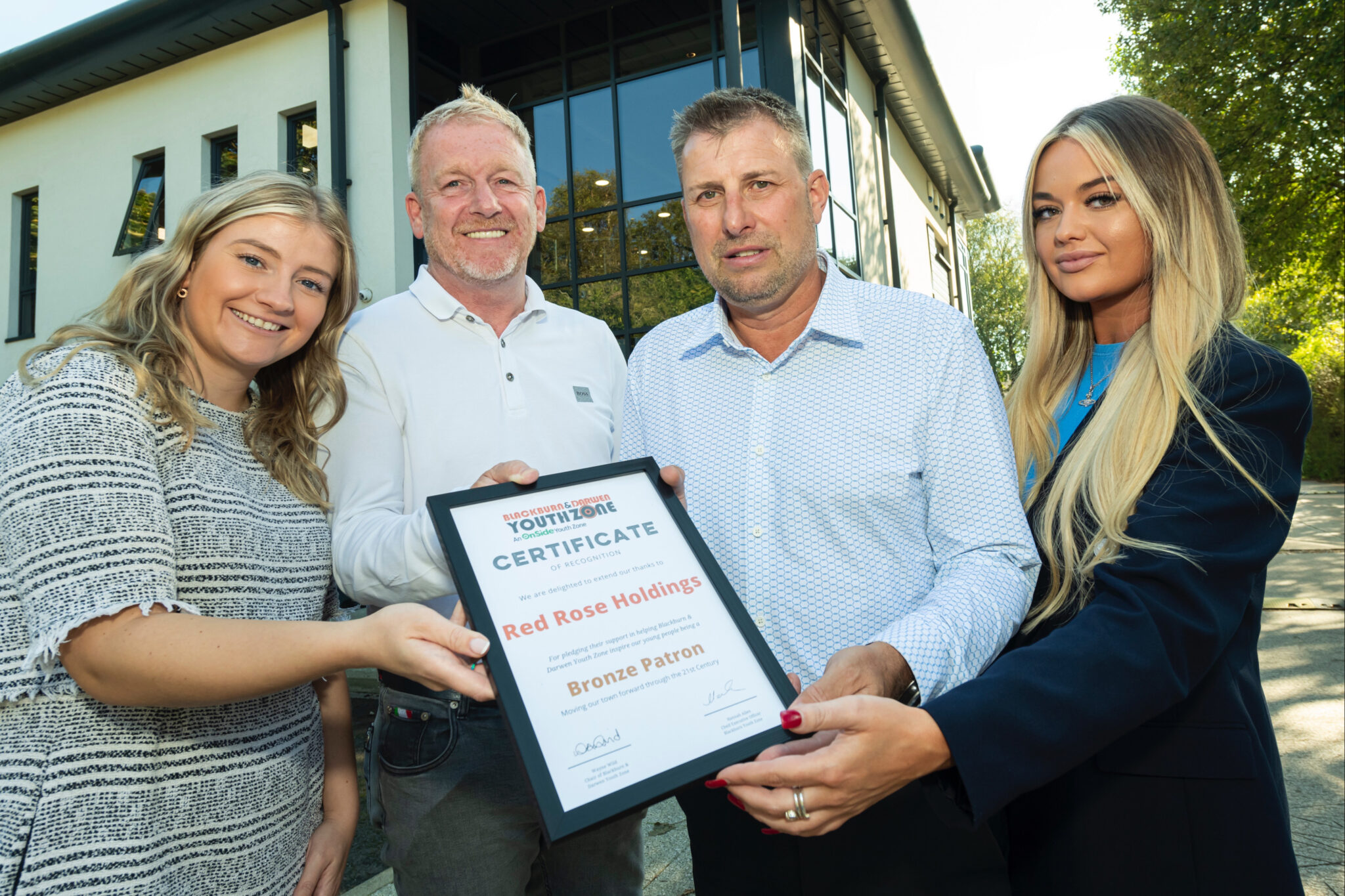 Red Rose Holdings joins Blackburn and Darwen Youth Zone Patron Network